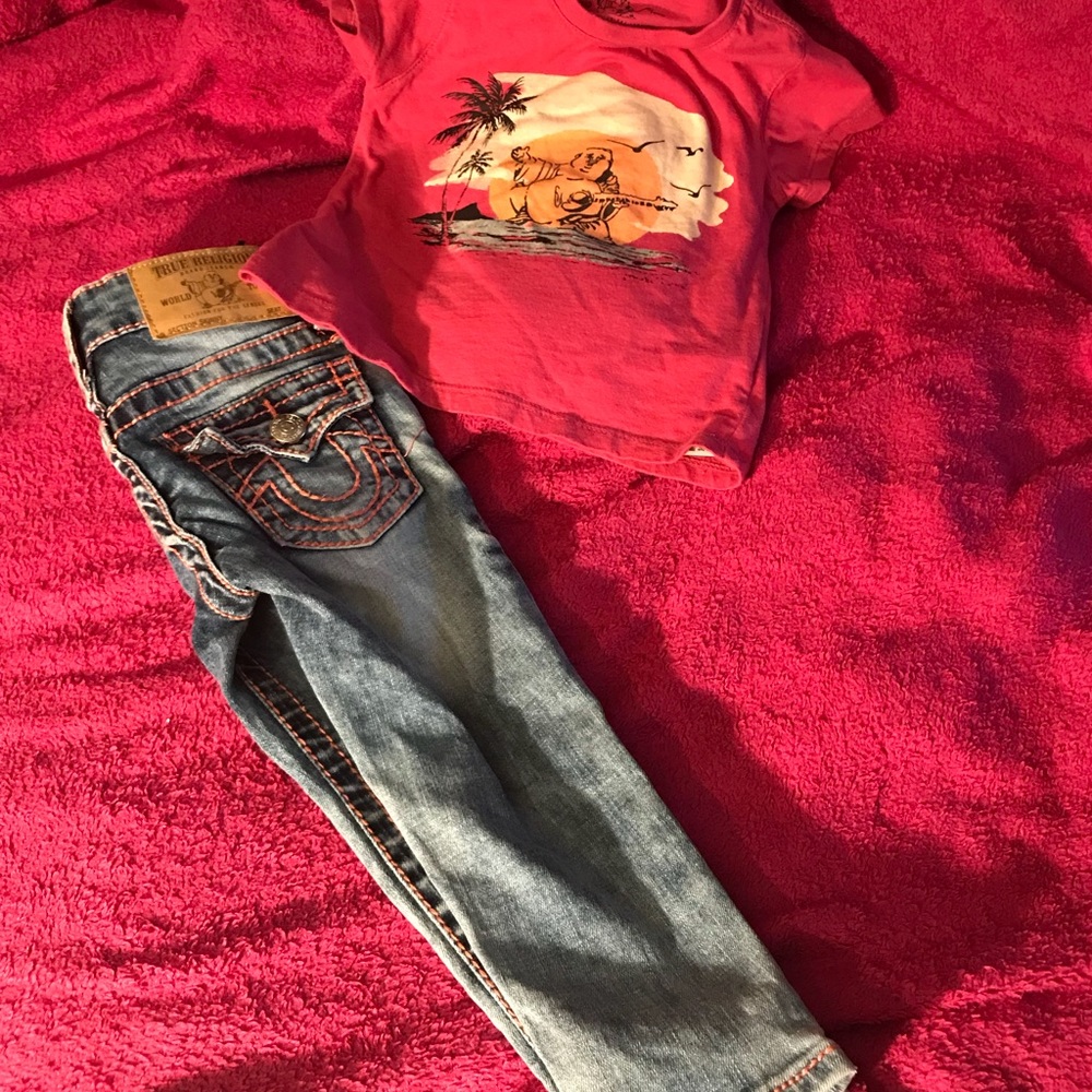 Toddler 2t True Religion set